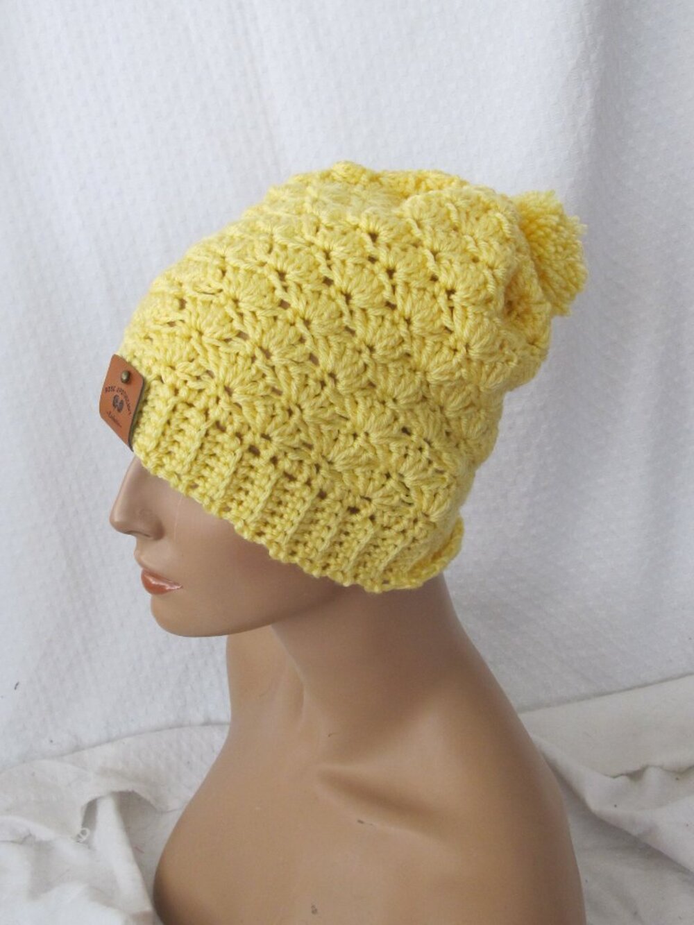 Handmade Schitt's Creek/Rose Apothecary Shell Stitch Slouch Hat
